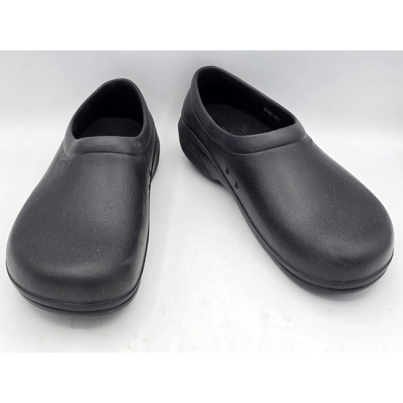 Crocs Dual Comfort  Black  Unisex Slip-resistant Men Sz 11 - Picture 1 of 12